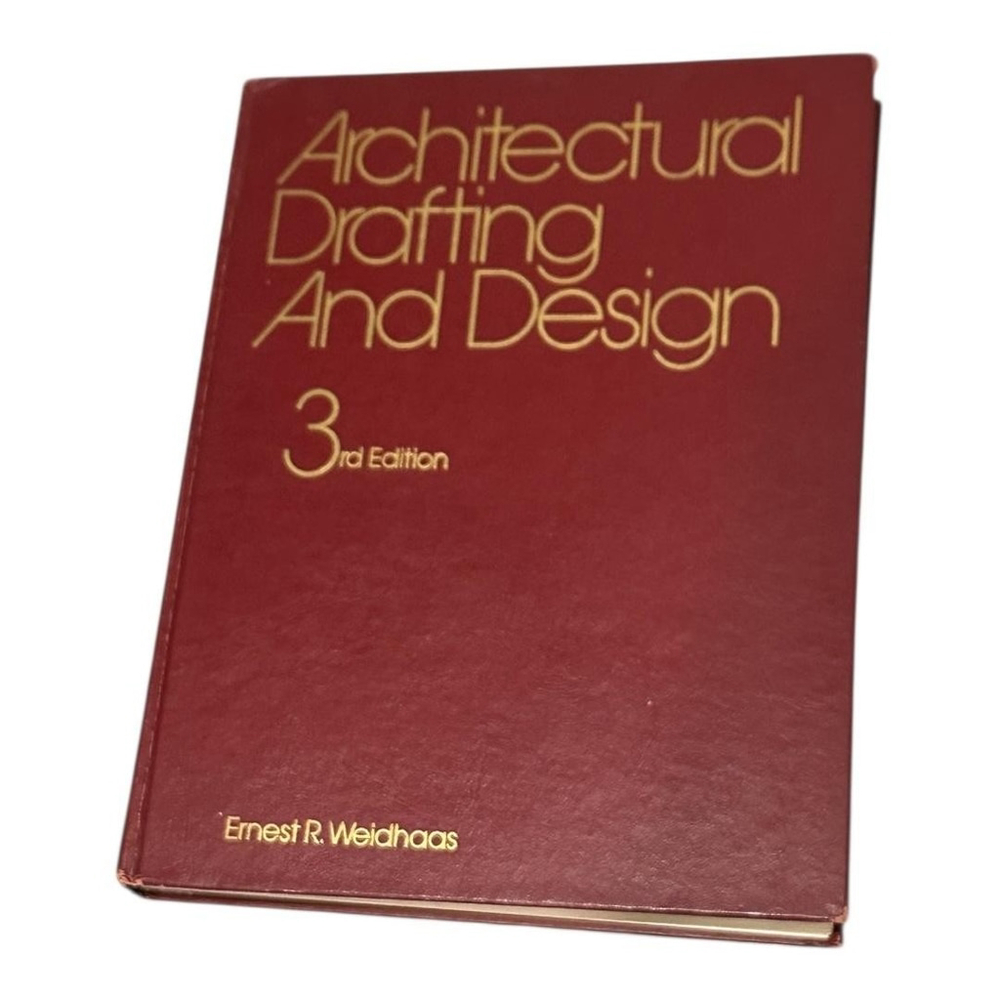 Architectural Drafting And Design 3rd Ed Ernest R Weidhaas HC 1977 Textbook